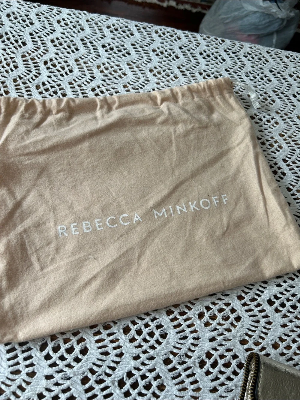 Rebecca Minkoff Metallic Gold Envelope Clutch